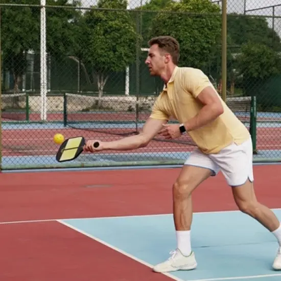 Orca Amity Carbon Fiber Pickleball Paddle Deluxe Combo Set - Yellow/Black image {4}