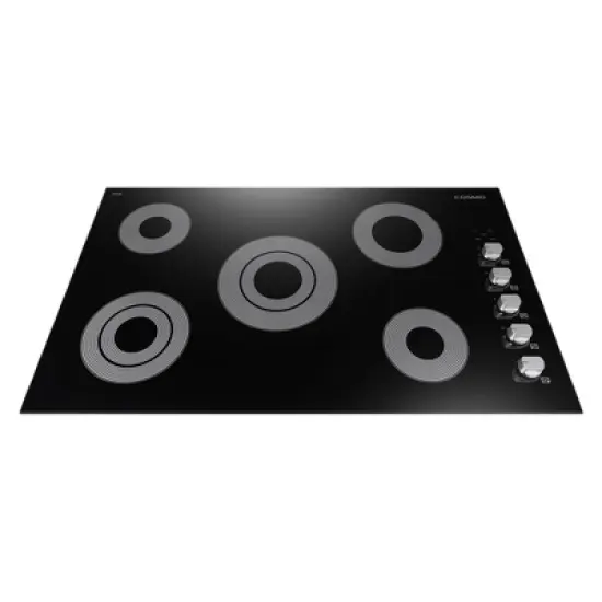 Cosmo COS-365ECC 36 in. Electric Ceramic Glass Cooktop with 5 Burners, Dual Zone Elements, Hot Surface Indicator Light and Control Knobs image {5}
