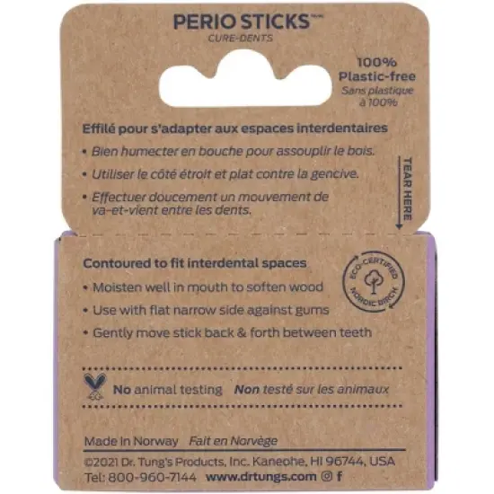 Dr. Tung's Perio Sticks Extra Thin - Case of 6/100 ct image {2}