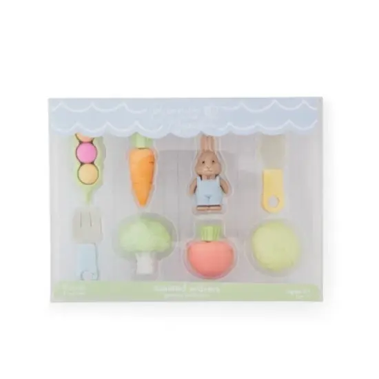 Daydream Society - Bunnies In The Garden Mini Erasers - Pack of 8 Erasers image {5}