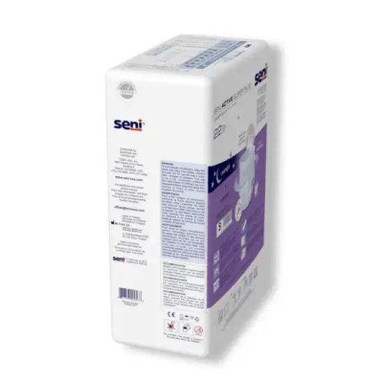 Seni Active Super Plus Disposable Underwear Pull On with Tear Away Seams Small, S-SM22-AP1, Heavy image {3}