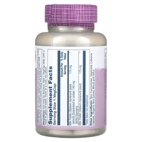 Solaray Vital Extracts, Milk Thistle, 120 VegCaps image {1}