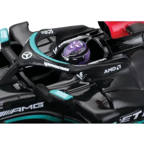 Mercedes-AMG F1 W12 E Performance #44 Lewis Hamilton "Petronas Formula One Team" F1 (2021) 1/43 Diecast Model Car by Bburago image {1}