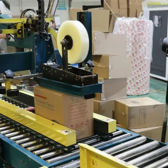 PSBM 4 Rolls, 2.83" x 1000 Yds, 2 Mil Clear Machine Length Packing Tape for Shipping image {2}