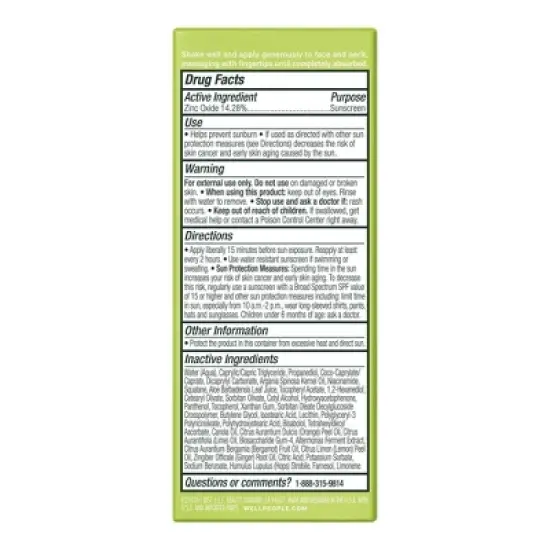 Well People Daygleamer Mineral Sunscreen Serum - SPF 34 - 1.7 fl oz image {12}