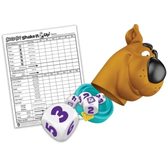 MasterPieces Officially Licensed Scooby Doo Shake It Up Dice Game for Families and Kids Ages 6 and Up image {2}