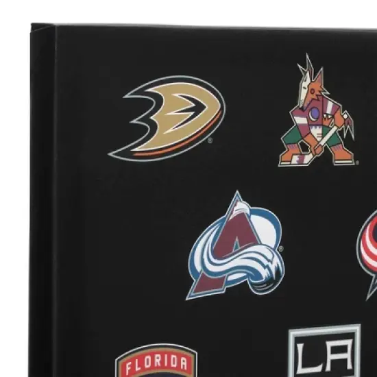 NHL Team Logos Canvas Wall Sign Panel image {3}