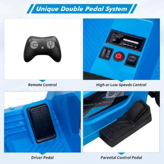 24V 2 Seaters Kids Ride On Car Toy with Remote Control for Parents and Kids, Max Load 200LBS, for Child Toddlers image {3}