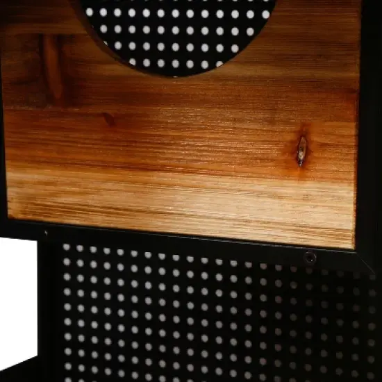 Chery Life 55.12 "L x 22.83"W x 29.92"H Spacious Cat House with Tempered Glass, Black image {4}