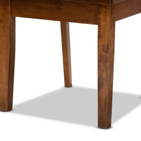 Caron Wood Dining Chair Set - Baxton Studio image {4}