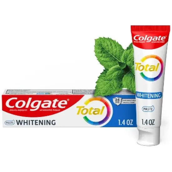 Colgate Total Travel Size Whitening Paste Toothpaste - Trial Size - 1.4oz image {17}