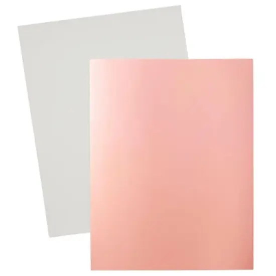 Bright Creations 50 Pack Metallic Rose Gold Cardstock Sheets for Arts and Crafts, Single-Sided, 8.5 x 11 In image {7}