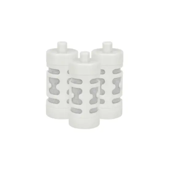 Nispira Activated Carbon Water Filter Replacement Compatible with Philips GoZero Everyday Water Bottle, 3 Pcs image {6}