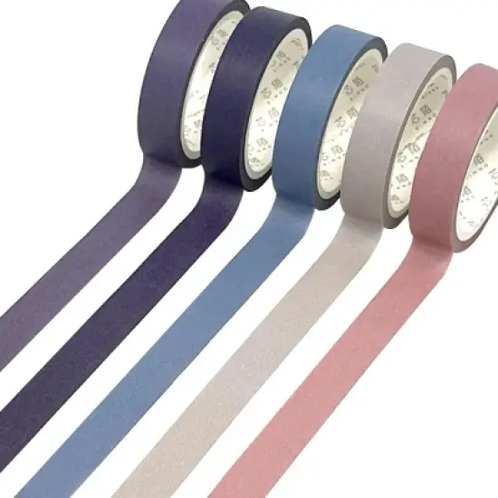 Wrapables Solid Color Washi Tape (Set of 5) image {21}