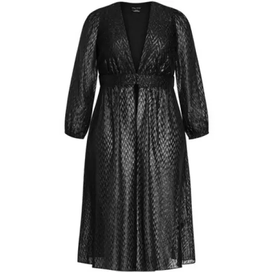 Women's Plus Size Chloe Jacket - black | CITY CHIC image {2}