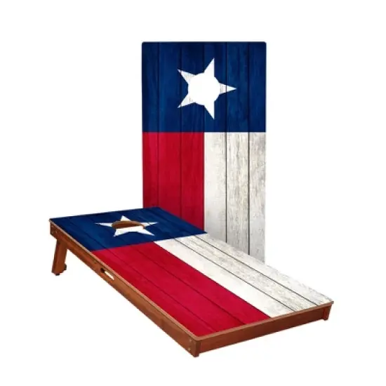 Skips Garage Texas Flag Cornhole Boards - ACA Sig Pro Series image {1}