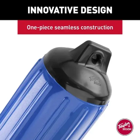 Taylor Made Super Gard 8.5" x 26" Inflatable Vinyl Fender - Blue - Model 951824 image {1}