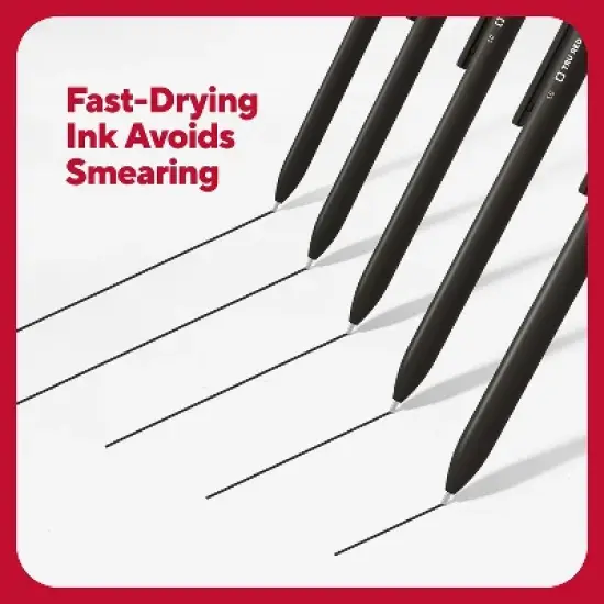 TRU RED Retractable Quick Dry Gel Pen Medium Point 1.0 TR56952 image {5}