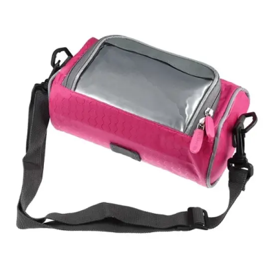 Unique Bargains Bike Handlebar Bag with Touch Screen Phone Holder Front Storage Bag 1 Pc image {8}