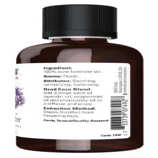Now Foods Lavender Oil 2 oz Oil image {2}
