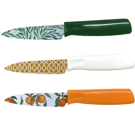 Dura Culina&reg; Artistic Edge Collection Knives with Blade Guards, Orange image {2}