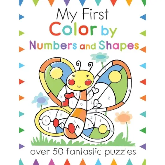 My First Color by Numbers and Shapes - (My First Activity Books) by  Moira Butterfield (Paperback) image {1}