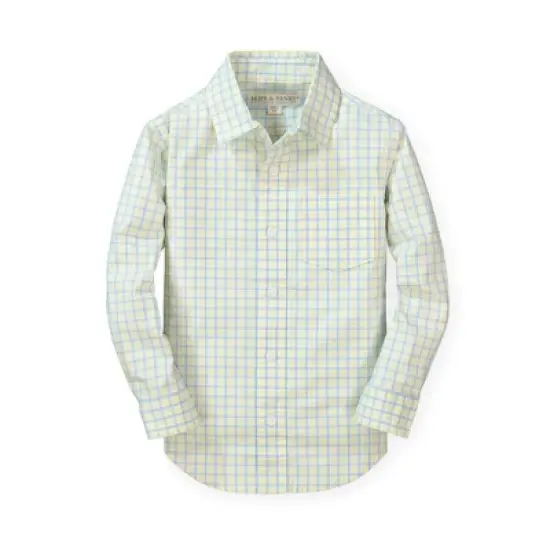 Hope & Henry Boys' Poplin Button Down Shirt, Infant image {16}