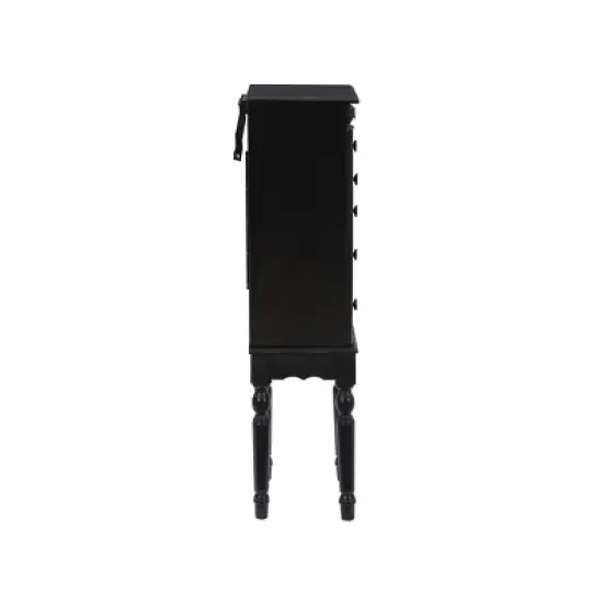 Aria Jewelry Armoire Black - Powell Company image {4}