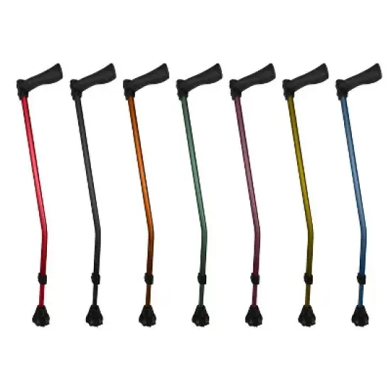 Luupatchy Cyclone Cane - Lightweight All-Terrain Walking Aid for Hiking & Travel, Adjustable, Waterproof, V-Tec Grip for Comfort & Stability image {1}