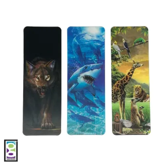 Geddes 3D Lenticular Bookmarks - 50 per bag image {1}