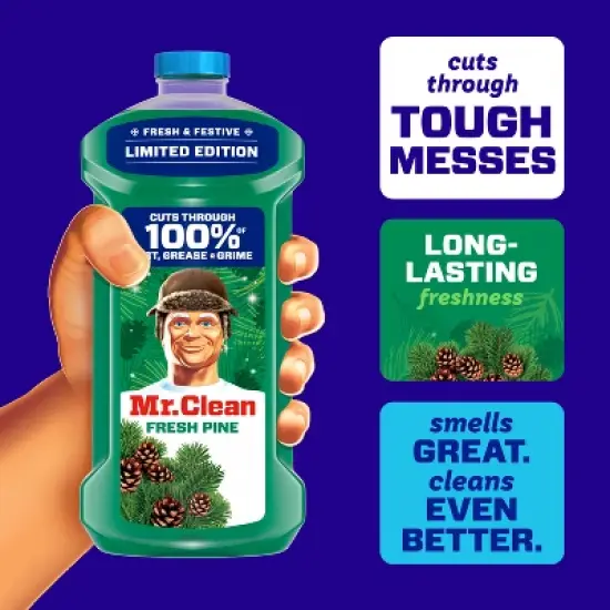 Mr. Clean Fresh Pine Multi Surface-Cleaner Liquid - 41 fl oz image {2}