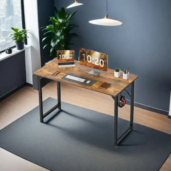 FONTOI Ergonomic Standing Desk, Height Adjustable Computer Desk with Control Panel image {16}