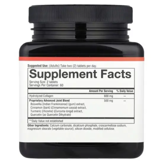 Youtheory Joint Collagen, Advanced Formula + Boswellia, 120 Tablets image {1}