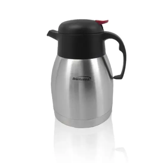 Brentwood 1.2L Vacuum Stainless Steel Coffee Pot image {3}