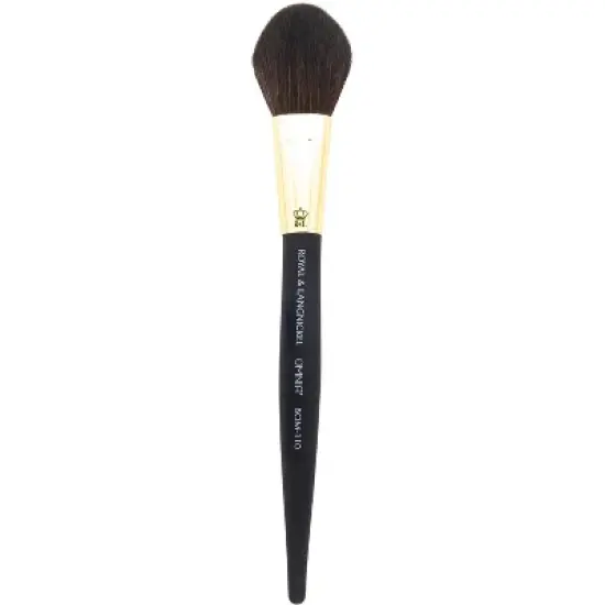 OMNIA Brush Professional 9pc Travel Gold Makeup Brush Set, Includes Zip Case image {6}