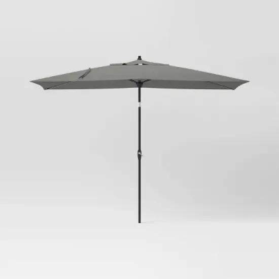 10'x6' Rectangular Market Patio Umbrella - Black Pole - Threshold&trade; image {8}
