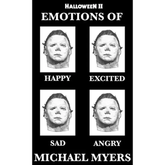 Men's Halloween II Emotions of Michel Myers T-Shirt image {1}