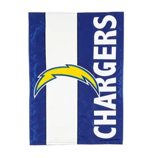 Evergreen NFL LA Chargers Garden Applique Flag 12.5 x 18 Inches Indoor Outdoor Decor image {1}