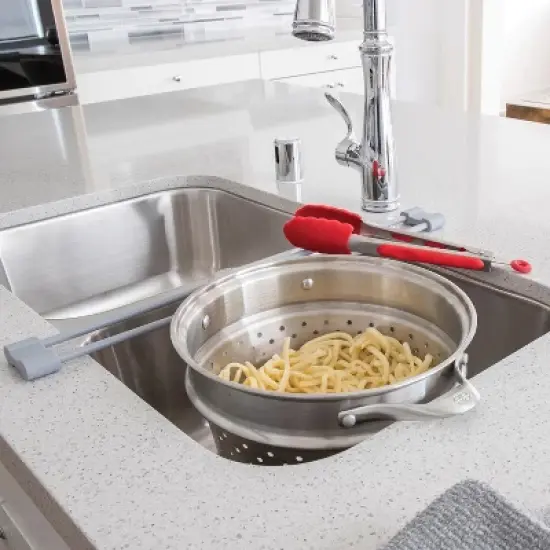 Better Houseware Over-Sink Drying Bar, Gray image {1}