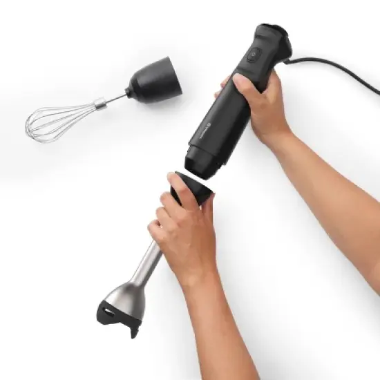 Vitamix 2-Speed Hand Immersion Blender Bundle with Whisk and Jar Black: Stainless Steel, 350W, Hand Held, Food Processor image {9}