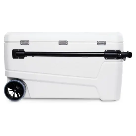 Igloo Glide Pro Hard Sided 110qt Portable Cooler - White image {4}