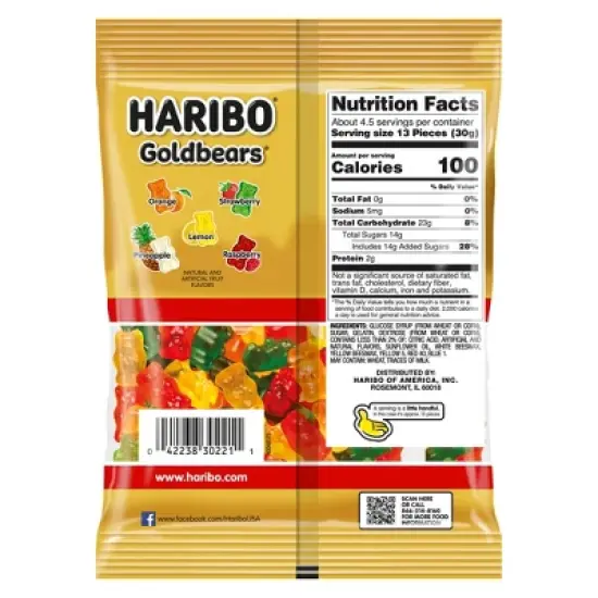 Haribo Goldbears Candy - 5oz image {1}