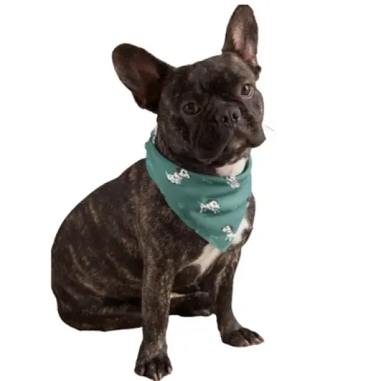 Mechaly Cotton Funny Dog Bandana with Designs Durable Birthday Pet Scarf image {13}
