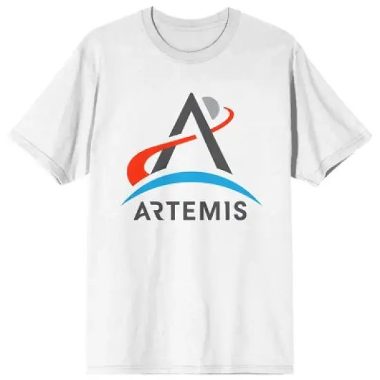 NASA Artemis Logo Women's White T-shirt image {8}