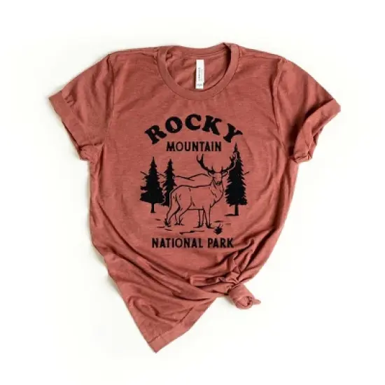 Simply Sage Market Women's Vintage Rocky Mountain National Park  Short Sleeve Graphic Tee image {4}