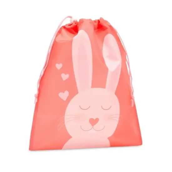 Blue Panda 15 Pack Large Drawstring Animal Themed Party Favor Bags for Kids Birthday, 5 Designs (10 x 12 In) image {7}