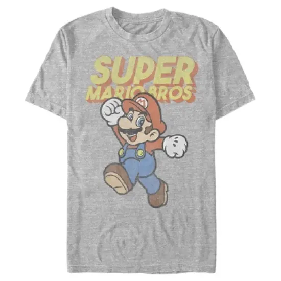 Men's Nintendo Mario Retro Jump T-Shirt image {3}