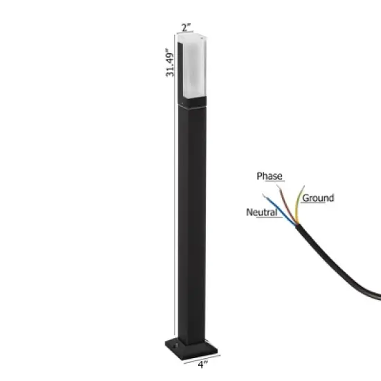 Gardenised LED Landscape Lighting IP65 Waterproof Outdoor Light Fixture with Durable Aluminum Housing 3000K Warm Light image {3}