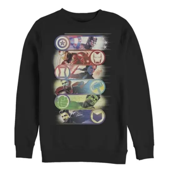 Men's Marvel Avengers: Endgame Hero Swipe Button Sweatshirt image {2}