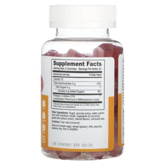 Lifeable Women's Probiotic Gummies, Berry, 10 Billion, 60 Gummies (5 Billion CFU per Gummy) image {1}